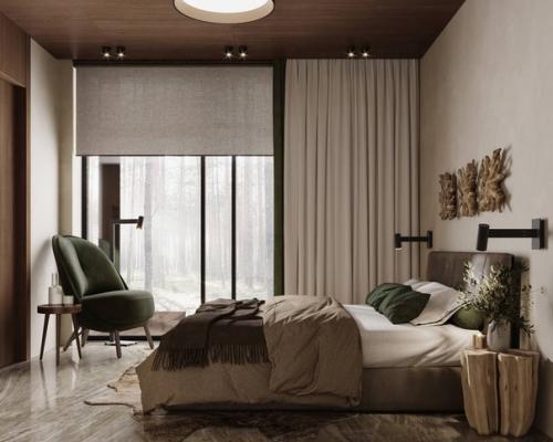 Загородный дом 200 м 2 в стиле современного шале был спроектирован как изнутри, так и снаружи. 04