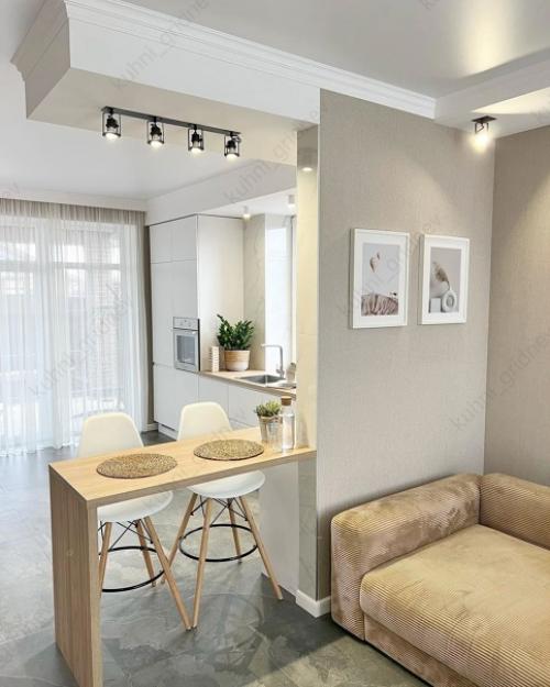 Кухня - гостиная после капитального ремонта. 04