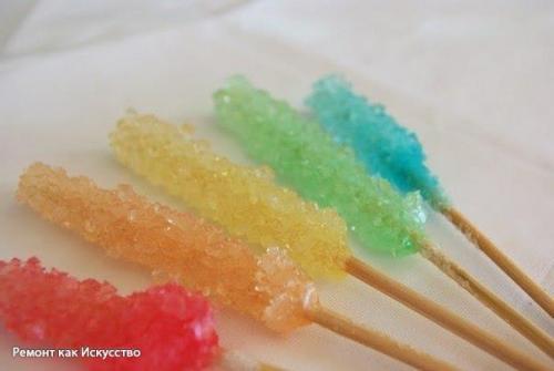 Мы выращиваем сладкие кристаллы. 04