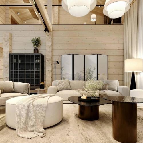 Дизайн - проект загородного дома из бруса. 06