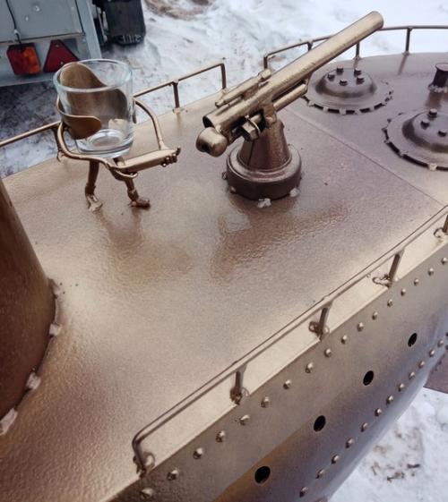 Мангал в виде подлодки М - 60 от мастера из Челябинска. 08