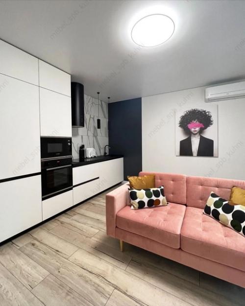 А мы решили сделать вот такую кухню. 01