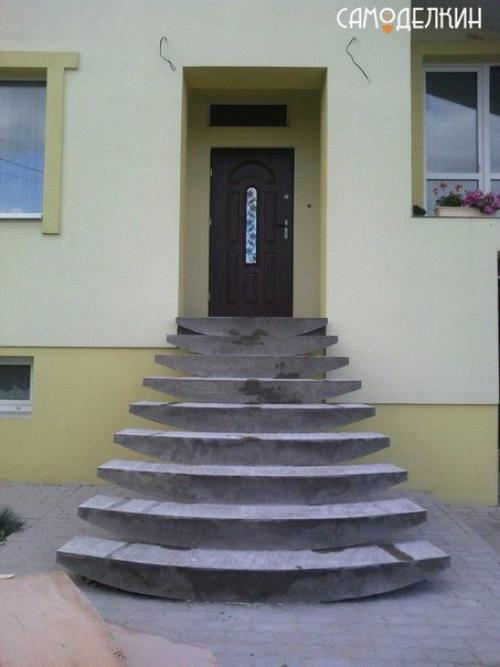Крыльцо из бетона своими руками. 09