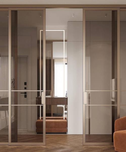 Интерьер кухни - гостиной в кремовых оттенках. 09