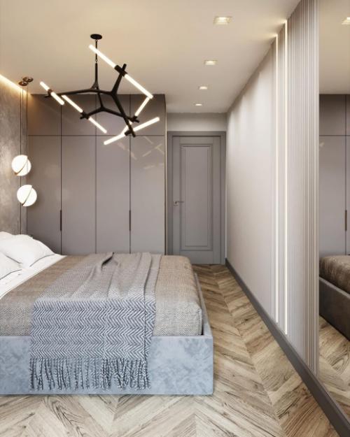 Дизайн - проект очень стильной спальни. 02