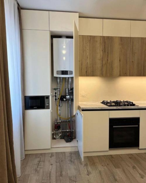 Хорошая современная кухня в крутом исполнении. 04