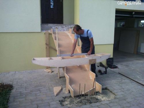 Крыльцо из бетона своими руками. 04