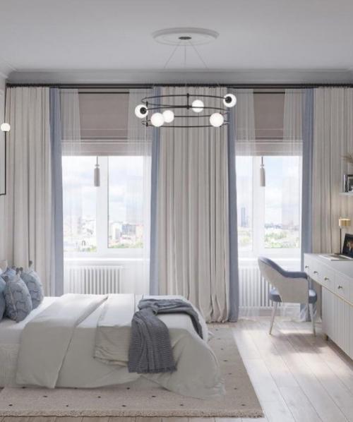 Гостевая спальня в двух вариантах исполнения. 06