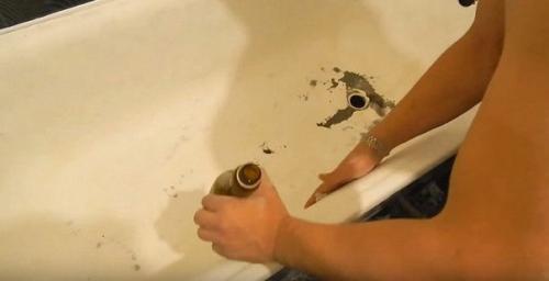 Реставрация ванн жидким акрилом. 02 Реставрация ванн жидким акрилом. 02