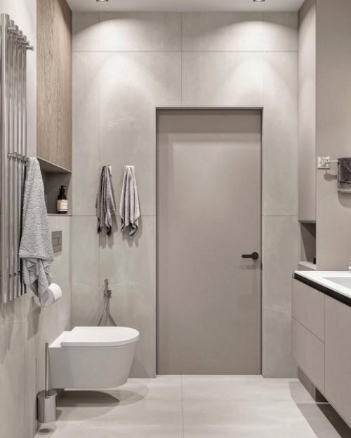 Уютная и функциональная ванная комната площадью 4, 7 квадратных метров. 05