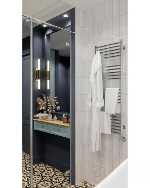 Ванная комната, вариант которой достаточно частый в Европе, и не очень у нас. 04