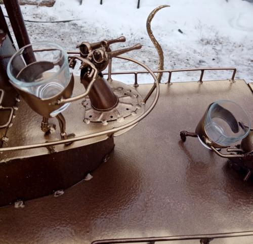 Мангал в виде подлодки М - 60 от мастера из Челябинска. 05