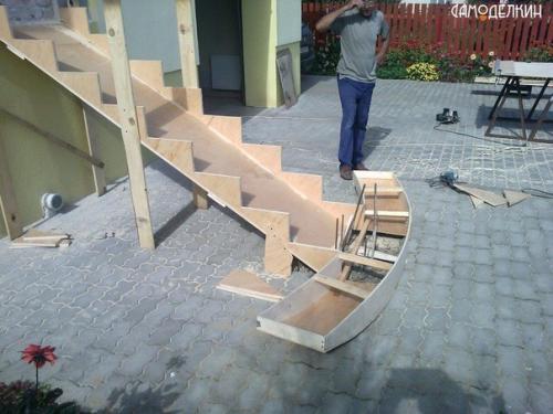 Крыльцо из бетона своими руками. 03