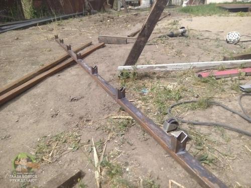 Мы делаем откатные ворота своими руками. 04