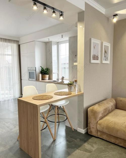 Кухня - гостиная после капитального ремонта. 01