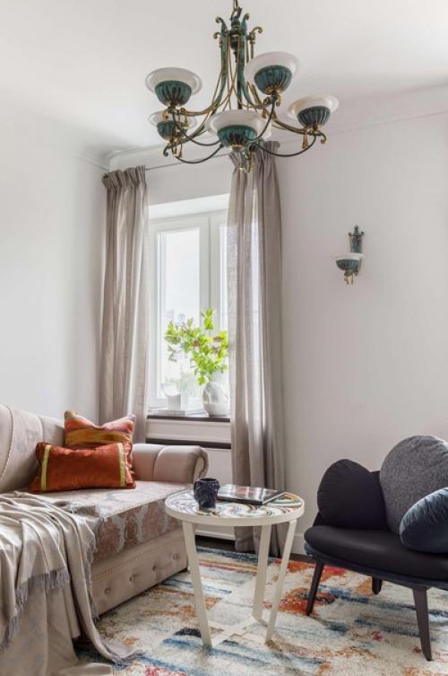 Светлана нифатова преобразила однокомнатную квартиру в старом кирпичном доме, которому больше 100 лет. 05