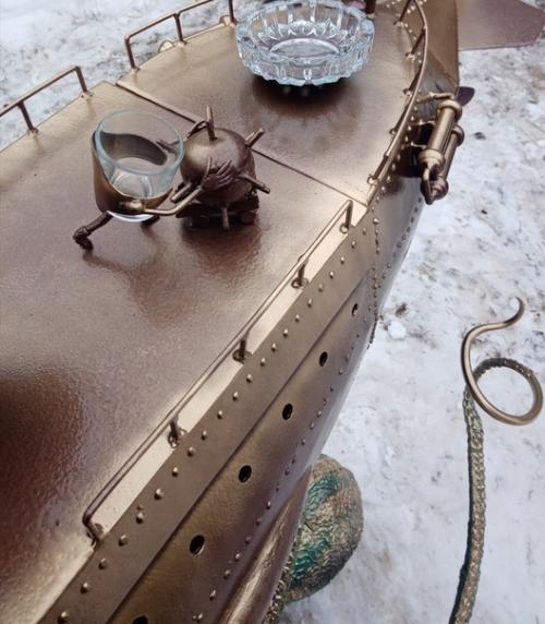 Мангал в виде подлодки М - 60 от мастера из Челябинска. 04