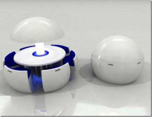 Необычный концепт Kure, может складываться в виде сферы. 01