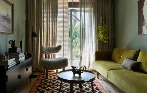 Немного этники, винтажа, картин любимых художников - современников и авторских дизайнерских предметов. 01