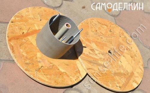 Органайзер для электрического кабеля в виде катушки. 05