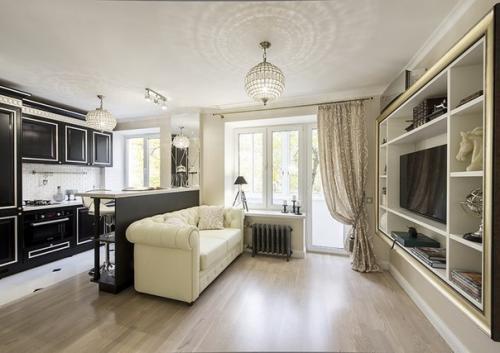 Двухкомнатную студию?  Креативный вариант. 01