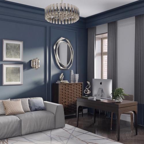 Кабинет - гостевая в квартире. 02