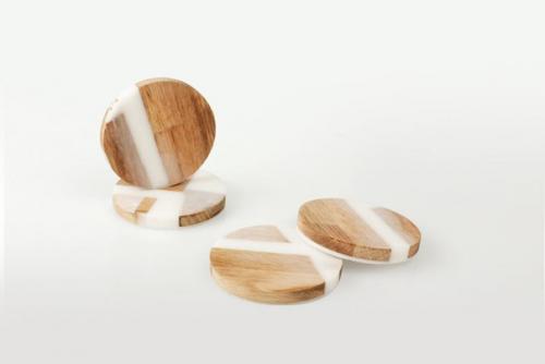 Табурет из обрезков со смолой. 06