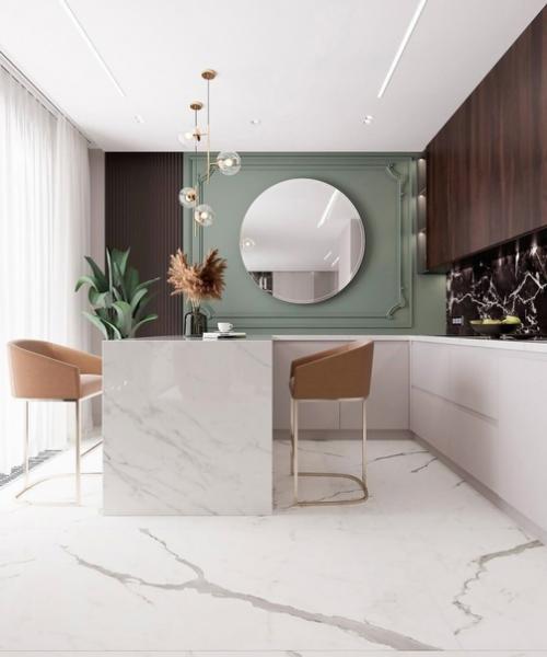 Стильный дизайн - проект, площадью - 80 кв. 03