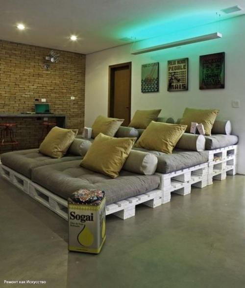 Подборка идей: мебель из паллет. 07