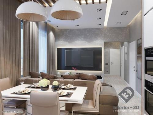 Проект квартиры в ЖК Юнион Парк г. Москва. 04