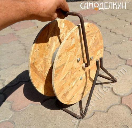 Органайзер для электрического кабеля в виде катушки. 07