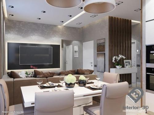 Проект квартиры в ЖК Юнион Парк г. Москва. 05