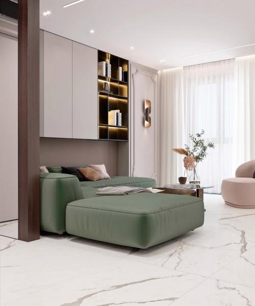 Стильный дизайн - проект, площадью - 80 кв. 05