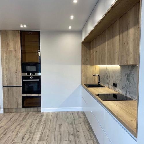 Закончен ремонт в кухне - гостиной. 01