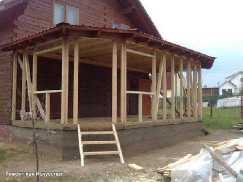 Каркасная пристройка к вашему дому. 03 Каркасная пристройка к вашему дому. 03