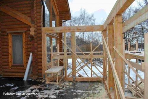 Каркасная пристройка к вашему дому. 06 Каркасная пристройка к вашему дому. 06