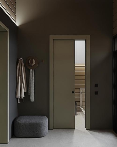 Дизайн входной группы для проекта частного жилого дома из бруса в Новосибирске. 04