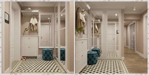 Дизайн - проект квартиры в едином стиле. 02