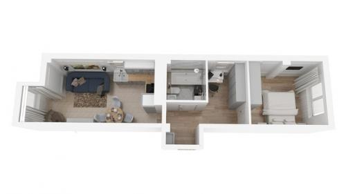 Дизайн квартиры 48 кв. 08