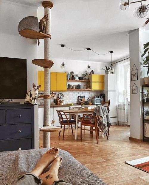 Перекрасила советскую кухню. 03