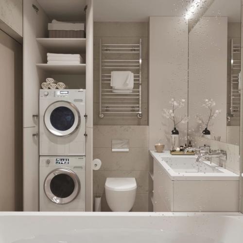 Ванная комната и санузел из проекта двухкомнатной. 05