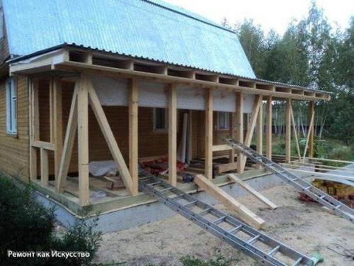 Каркасная пристройка к вашему дому. 04 Каркасная пристройка к вашему дому. 04