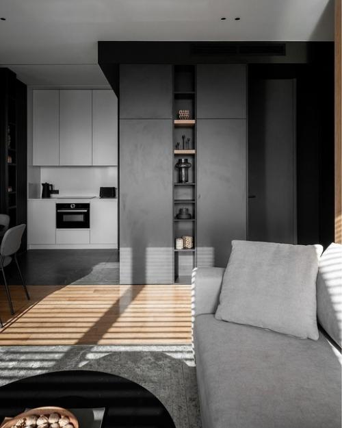 Стильный дизайн квартиры площадью 56 кв. 01