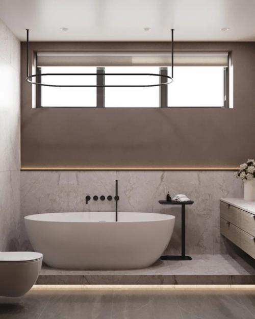 Мастер - ванная в загородном доме, республика Алтай. 01