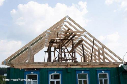 Двухскатная крыша своими руками. 06 Двухскатная крыша своими руками. 06