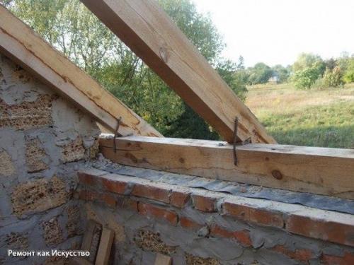 Двухскатная крыша своими руками. 04 Двухскатная крыша своими руками. 04