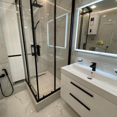 2-х комнатная квартира студия в современном стиле. 07