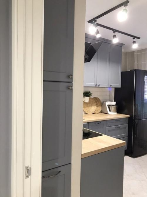 Небольшая, но очень уютная квартира в скандинавском стиле после капитального ремонта. 05