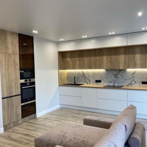 Закончен ремонт в кухне - гостиной. 04