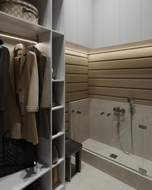 Дизайн входной группы для проекта частного жилого дома из бруса в Новосибирске. 03